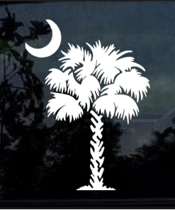 South Carolina Palmetto Tree Decal Sticker