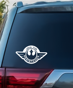 Star Wars Join the Resistance Symbol Window Decal Sticker