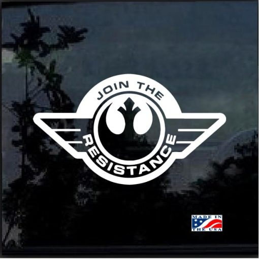 Star Wars Join the Resistance Symbol decal sticker