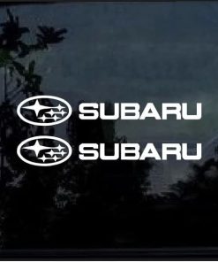Subaru WRX STI Impreza Forester set of 2 JDM Car Window Decal Sticker