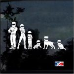Stig family Window Decal Sticker
