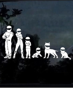 Stig family window decal Sticker