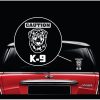 Caution k-9 Rottweiler Decal Sticker