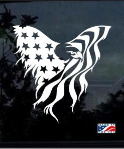 Eagle American Flag Decal Sticker
