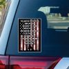 American Flag Soldier Quote Full Color Decal Sticker