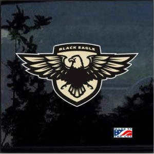 Black Eagle Full Color Decal Sticker | Custom Made In the USA | Fast ...