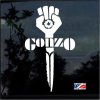 Gonzo Fist - Cartoon Decal Sticker