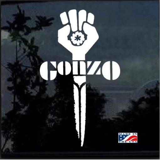 Gonzo Fist Decal Sticker Decal Sticker