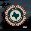 Texas Vintage State Full Color Outdoor Decal Sticker