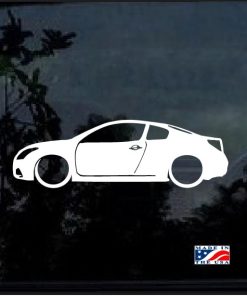 Nissan Altima Coupe Lowered outline Decal Sticker