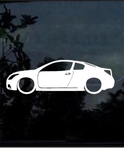 Nissan Altima Coupe Lowered outline window decal Sticker