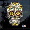 Day Of the Dead Skull Full Color 7 Inch Decal Sticker D3