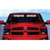 dodge move over windshield decal sticker