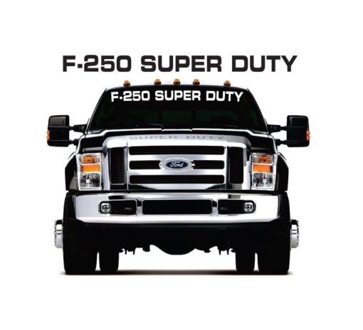 f250 super duty windshield decal sticker