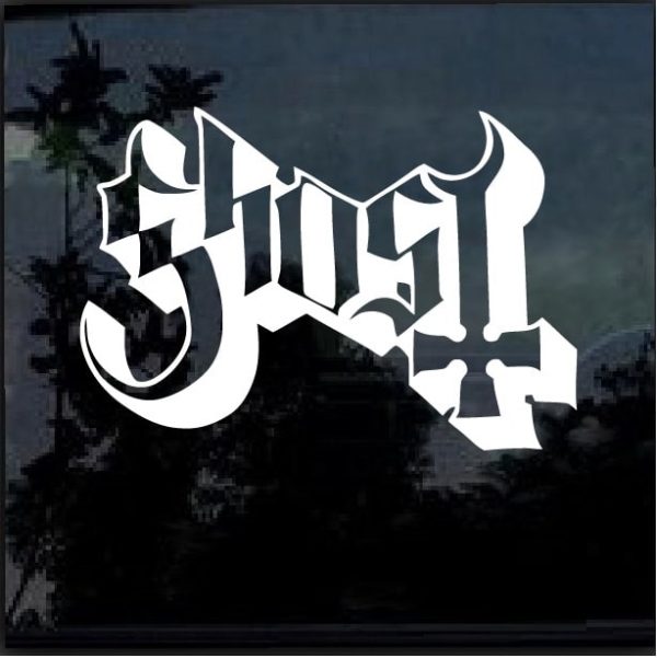 ghost band decal sticker