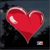 Heart 3d Full Color Decal Sticker