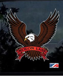 American Eagle Molon Labe Color Outdoor Decal Sticker