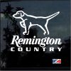 Remington Country Hunting Dog Pointer Decal Sticker