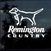 Remington Country Hunting Dog Pointer Window decal Sticker