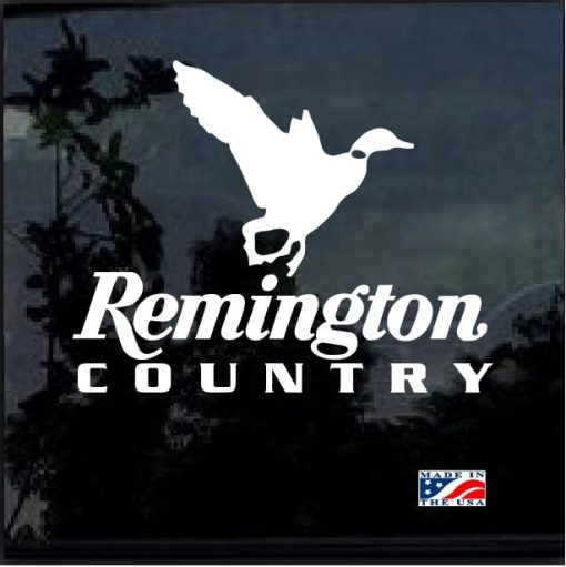 Remington Country Duck Hunter Decal Sticker