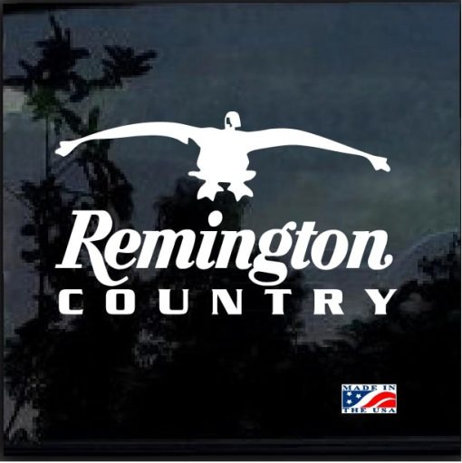 Remington Country Goose Geese Hunter Decal Sticker