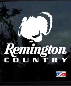 Remington Country Turkey Hunter Decal Sticker