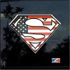 Superman Flag Full Color Decal Sticker