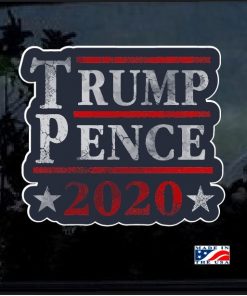 Trump Pence 2020 Full Color Decal Sticker