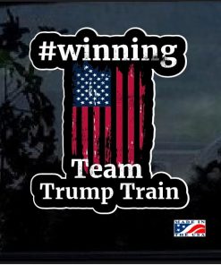 Trump Train winning Full Color Decal Sticker