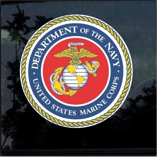 Marine Corps Usmc Full Color Decal Sticker