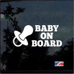 Pacifier - Baby on Board Sticker