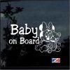 Baby on Board Minnie bear Decal sticker