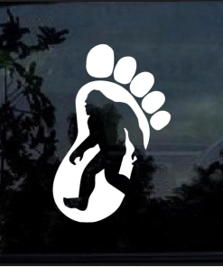 Bigfoot Silhouette Window Decal Sticker