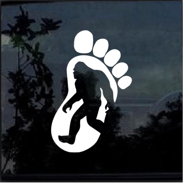 Bigfoot Silhouette Sticker – Bigfoot stickers