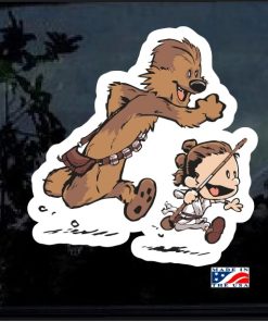Calvin and Hobbs New Adventure Decal Sticker