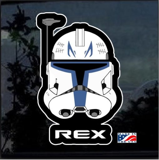 Captain Rex clone wars Full Color Decal Sticker