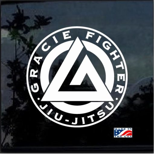 Circle Gracie Brarra Jiu Jitsu MMA Decal Graphic Sticker