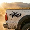 4x4 decal Sticker Crossed AR Design - Ford Dodge Chevy GMC