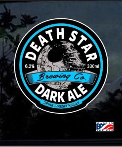 Death Star Dark Ale Full Color Decal