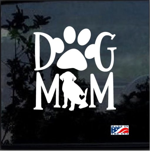 Dog Mom Beagle Decal Sticker
