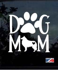 Dog Mom Collie Decal Sticker