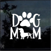 Dog Mom Dachshund Window Decal Sticker