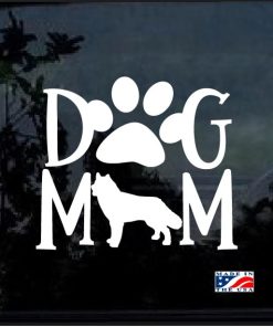 Dog Mom Husky Decal Sticker