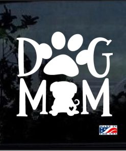 Dog Mom Pug Decal Sticker