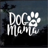 Dog mama Heart Paw Window Decal Sticker