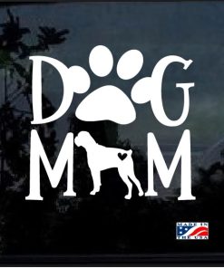 Dog mom Boxer Decal Sticker