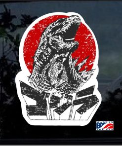 Godzilla Shadow Gojira Kaiju Color Decal Sticker