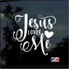 Jesus Loves Me Decal Sticker