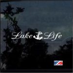  Lake Life Anchor Window Decal Sticker