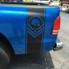 Metal Mulisha Bars Truck Bedside Stripe Decal Sticker Set of 2